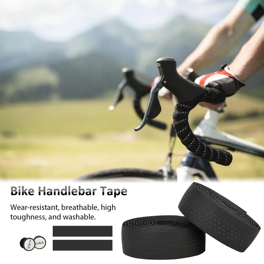Bicycle Handlebar Tape Steering Wheel Cover Bike Cycling Handle Nonslip Belt Rubber Tape Cycling Bike Handlebar Accessories 
Bicycle Handlebar Tape Steering Wheel Cover Bike Cycling Handle Nonslip Belt Rubber Tape Cycling Bike Handlebar Accessories