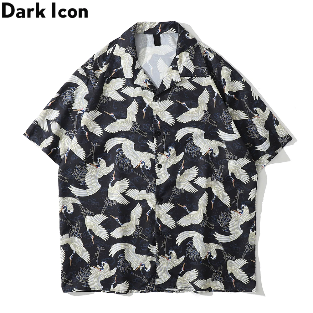 Dark Icon Crane Shirts Men Summer Cuba Collar Vintage Men's Polo Shirt Man Clothing
Dark Icon Crane Shirts Men Summer Cuba Collar Vintage Men's Polo Shirt Man Clothing