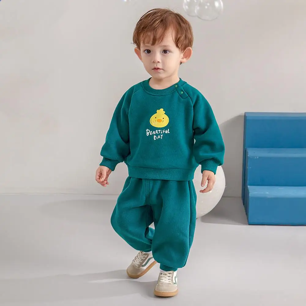 Teenmiro Winter Children Clothers Sets Toddler Long Sleeve Brushed Pullover Tops Pants Suits Infant Cartoon Printing Clothing
Teenmiro Winter Children Clothers Sets Toddler Long Sleeve Brushed Pullover Tops Pants Suits Infant Cartoon Printing Clothing