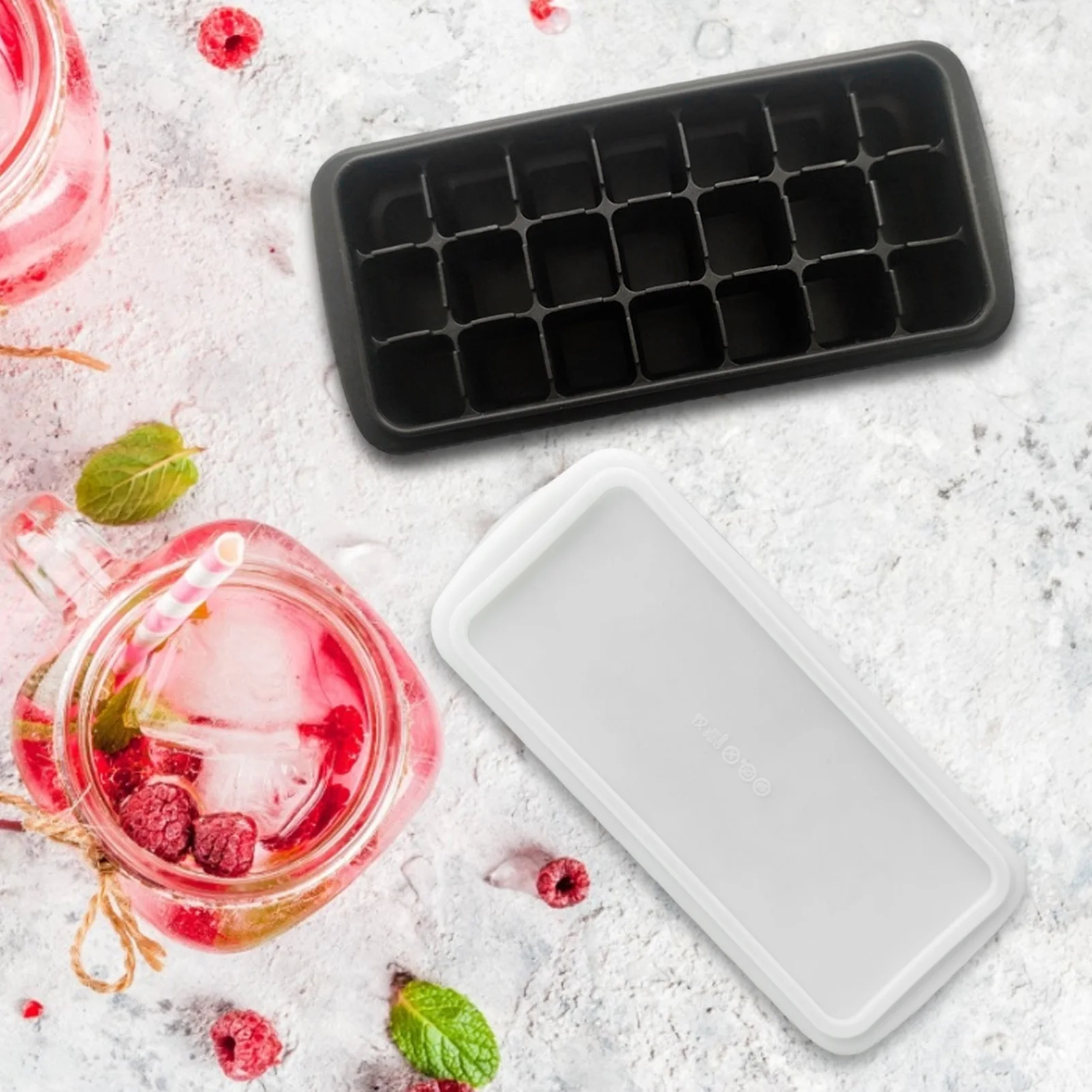 21 Cell Ice Ball Mold Silicone Ice Cube Trays Whiskey Ice Ball Maker Silicone Molds Maker For Party Bar with Lid for Cocktail
21 Cell Ice Ball Mold Silicone Ice Cube Trays Whiskey Ice Ball Maker Silicone Molds Maker For Party Bar with Lid for Cocktail