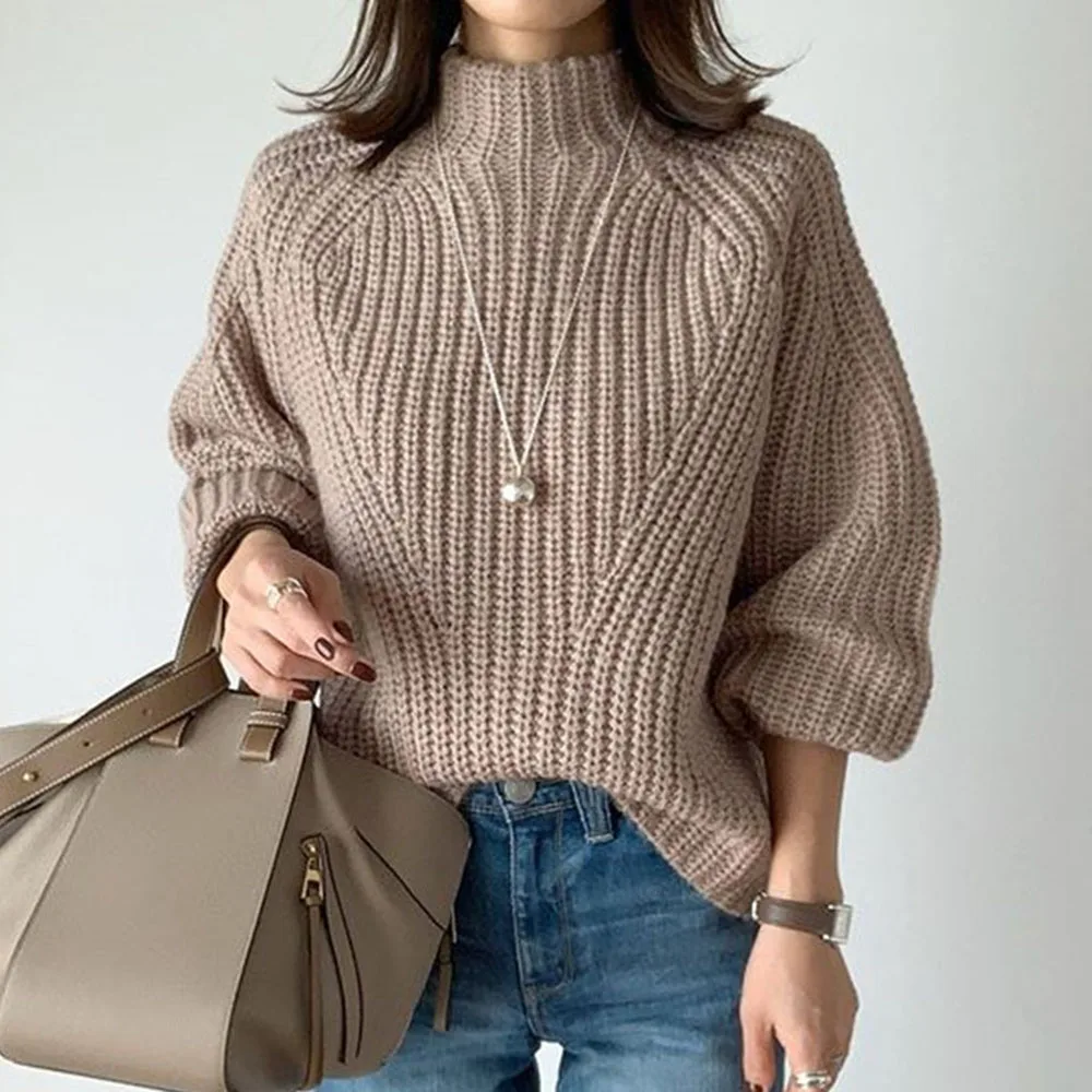 Женский трикотажный свитер, Свободный Повседневный пуловер с рукавами реглан на весну и осень, 2021
Женский трикотажный свитер, Свободный Повседневный пуловер с рукавами реглан на весну и осень, 2021