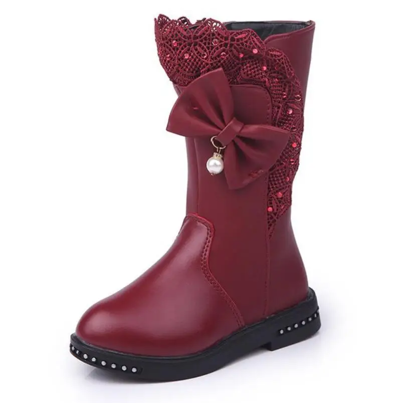 Autumn Winter New Kids Boots Girls Martin Boots Children High Bow Tie Shoes Girls Princess Dress Boots Big Kids Shoes size 27-37
Autumn Winter New Kids Boots Girls Martin Boots Children High Bow Tie Shoes Girls Princess Dress Boots Big Kids Shoes size 27-37