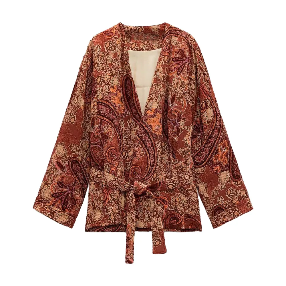 Женская свободная куртка Za, винтажная хлопковая куртка с длинным рукавом и поясом, верхняя одежда, 2021
Женская свободная куртка Za, винтажная хлопковая куртка с длинным рукавом и поясом, верхняя одежда, 2021