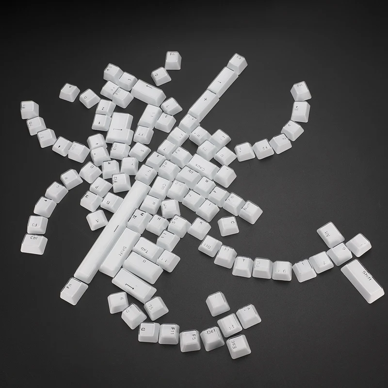 104 Key ABS Keycap Set DIY Mechanical Keyboard Crystal Keycaps Replacement Button
104 Key ABS Keycap Set DIY Mechanical Keyboard Crystal Keycaps Replacement Button