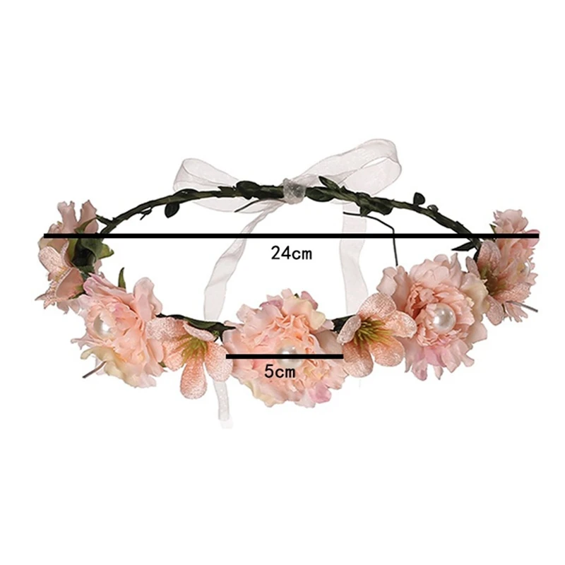 New Fashion Girl Hairband Charm Flower Wedding Floral Headband Hair Accessories Brid Garland Princess Wreath Diameter 24cm 
New Fashion Girl Hairband Charm Flower Wedding Floral Headband Hair Accessories Brid Garland Princess Wreath Diameter 24cm