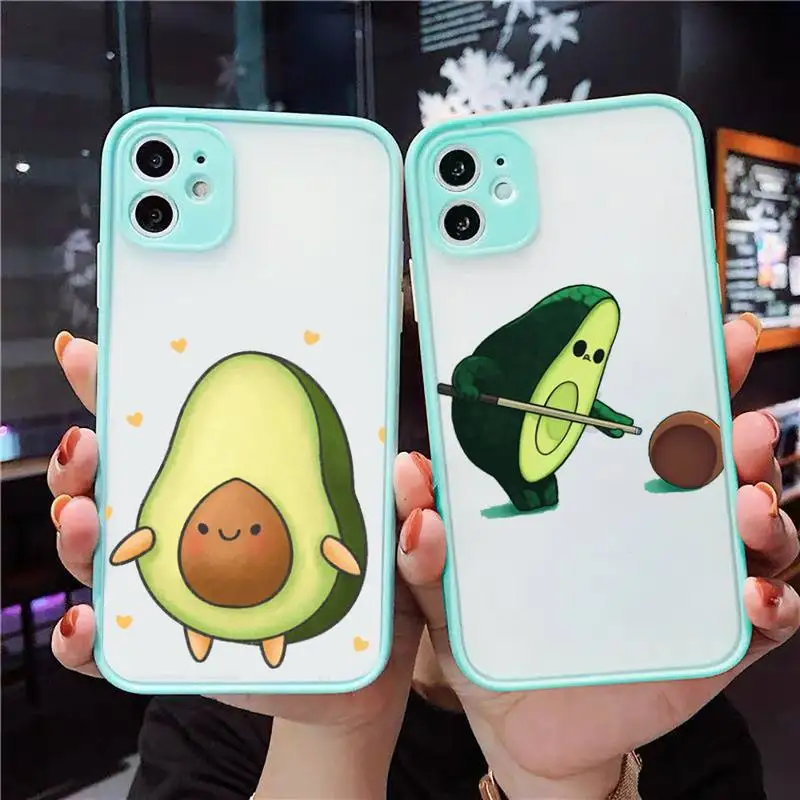 Cute cartoon aguacate Fitness fruit Phone Case For iPhone 13 12 11 Mini Pro XR XS Max 7 8 Plus X Matte transparent blue Back
Cute cartoon aguacate Fitness fruit Phone Case For iPhone 13 12 11 Mini Pro XR XS Max 7 8 Plus X Matte transparent blue Back