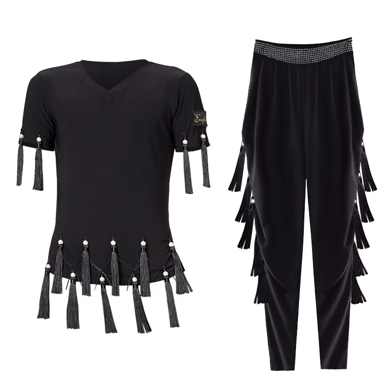 Женский и мужской костюм для латиноамериканских танцев, топ и брюки с бахромой, костюм для бальных танцев, танцевальная одежда для взрослых,...
Женский и мужской костюм для латиноамериканских танцев, топ и брюки с бахромой, костюм для бальных танцев, танцевальная одежда для взрослых,...