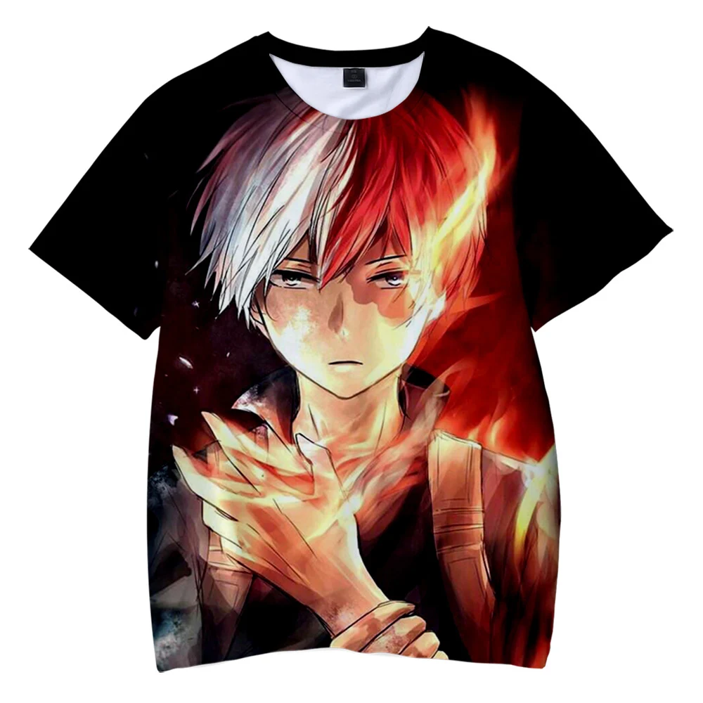 Summer Boys and Girls My Hero Academia Anime T-shirt Fashion Shoto Todoroki Round Neck Men Short Sleeve Cartoon Children
Summer Boys and Girls My Hero Academia Anime T-shirt Fashion Shoto Todoroki Round Neck Men Short Sleeve Cartoon Children