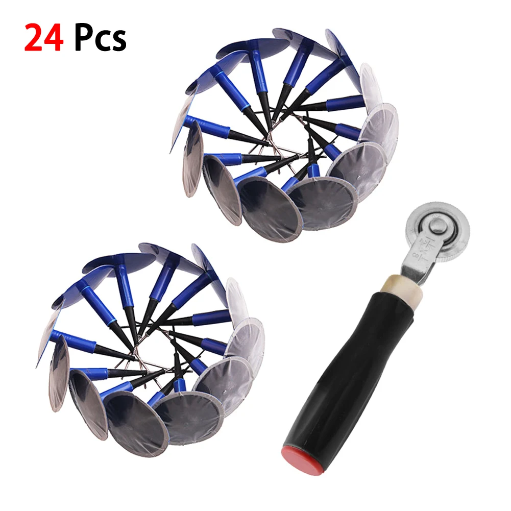 6MM Tyre Repair Plug Patch and Tire Repair Stitcher Tire Repair Tool Kits for Auto Car Motorcycle Bike Bicycle Scooter
6MM Tyre Repair Plug Patch and Tire Repair Stitcher Tire Repair Tool Kits for Auto Car Motorcycle Bike Bicycle Scooter