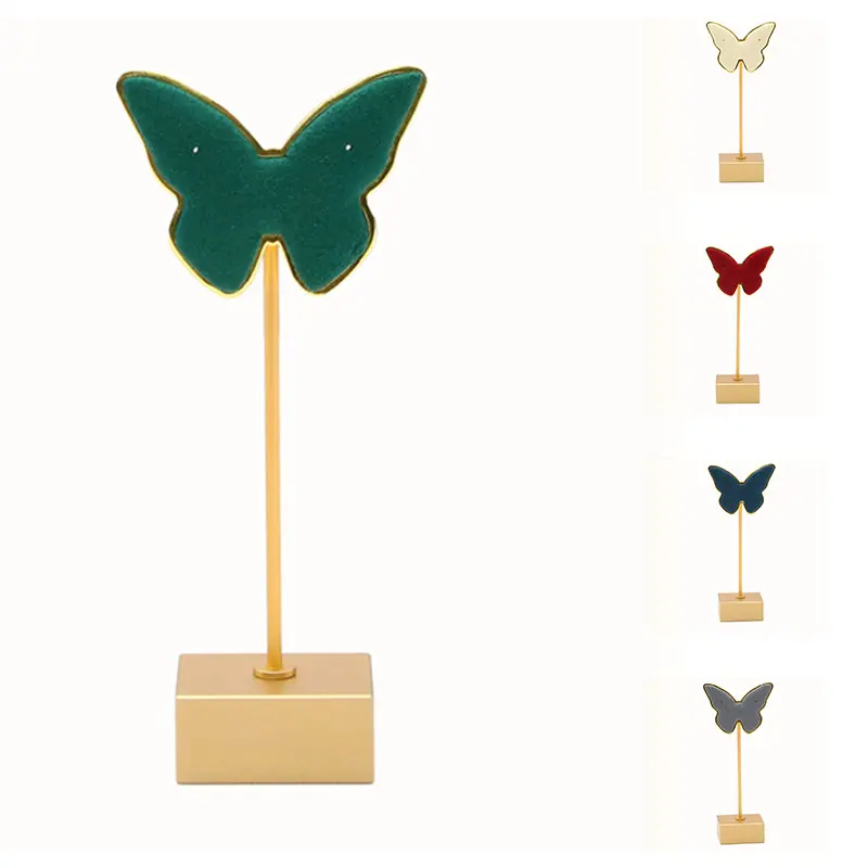 Fashion Earring Display Stand Metal Butterfly Earrings Stand Holder Shelf Jewelry Display Rack Earring Bracket
Fashion Earring Display Stand Metal Butterfly Earrings Stand Holder Shelf Jewelry Display Rack Earring Bracket