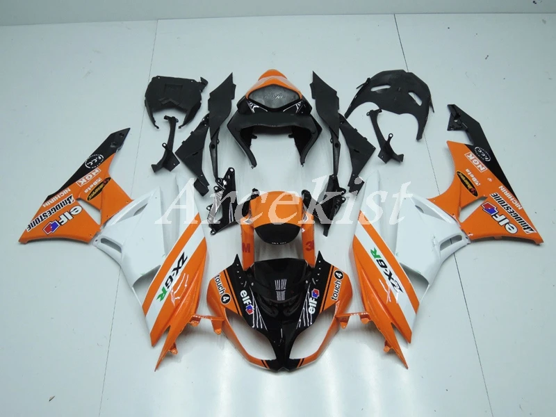 Новый ABS весь обтекатели комплект подходит для kawasaki Ninja ZX6R 636 2009 2010 2011 2012 6R 09, 10, 11, 12, ZX-6R кузов комплект оранжевого и белого цветов в стиле хип 
Новый ABS весь обтекатели комплект подходит для kawasaki Ninja ZX6R 636 2009 2010 2011 2012 6R 09, 10, 11, 12, ZX-6R кузов комплект оранжевого и белого цветов в стиле хип