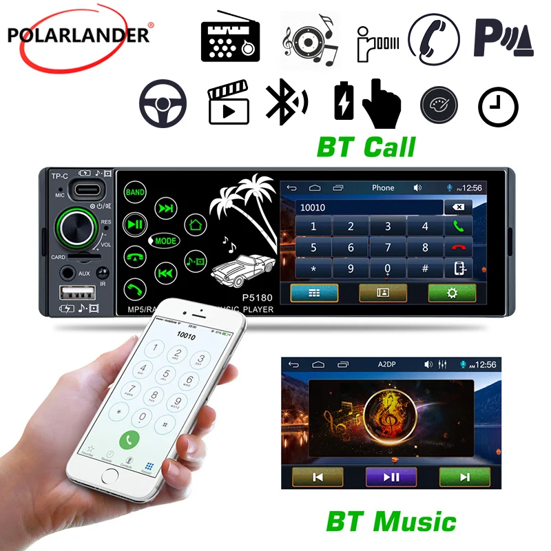 Car Radio 1 DIN Subwoofer Output 3.8 Inch Multi-Language IPS Screen Full Touch FM MP5 Bluetooth Color Backlight TP-C Interface
Car Radio 1 DIN Subwoofer Output 3.8 Inch Multi-Language IPS Screen Full Touch FM MP5 Bluetooth Color Backlight TP-C Interface
