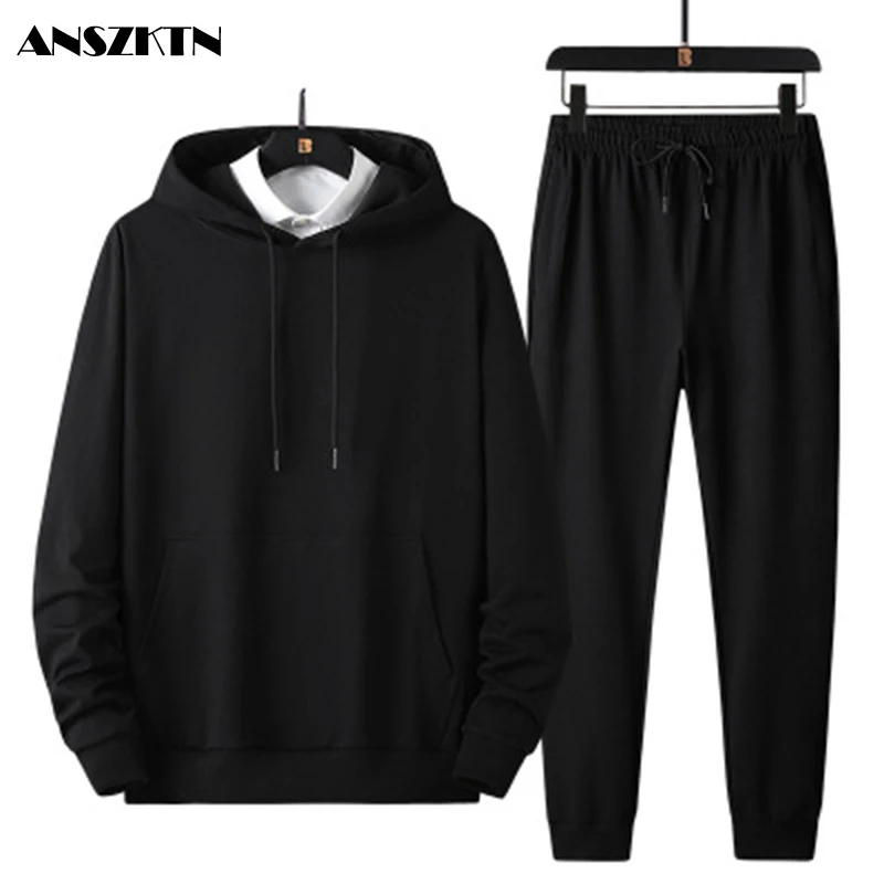 ANSZKTN 2021 Men Hoodies Set Fashion 2020 Autumn The New Casual Tracksuit Mens Set Two-piece Sweater + pants Casual Sports Set 
ANSZKTN 2021 Men Hoodies Set Fashion 2020 Autumn The New Casual Tracksuit Mens Set Two-piece Sweater + pants Casual Sports Set