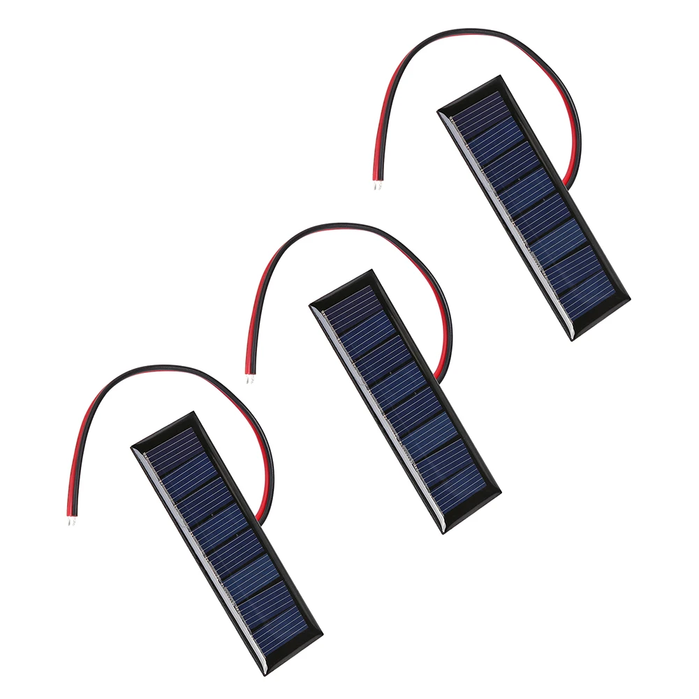 Mini PET Solar Panel 5V 60mA Sun Cell 2pcs Polycrystalline Solar Cell Photovoltaic Panel For 3.6V Battery Charger DIY Toy LED
Mini PET Solar Panel 5V 60mA Sun Cell 2pcs Polycrystalline Solar Cell Photovoltaic Panel For 3.6V Battery Charger DIY Toy LED
