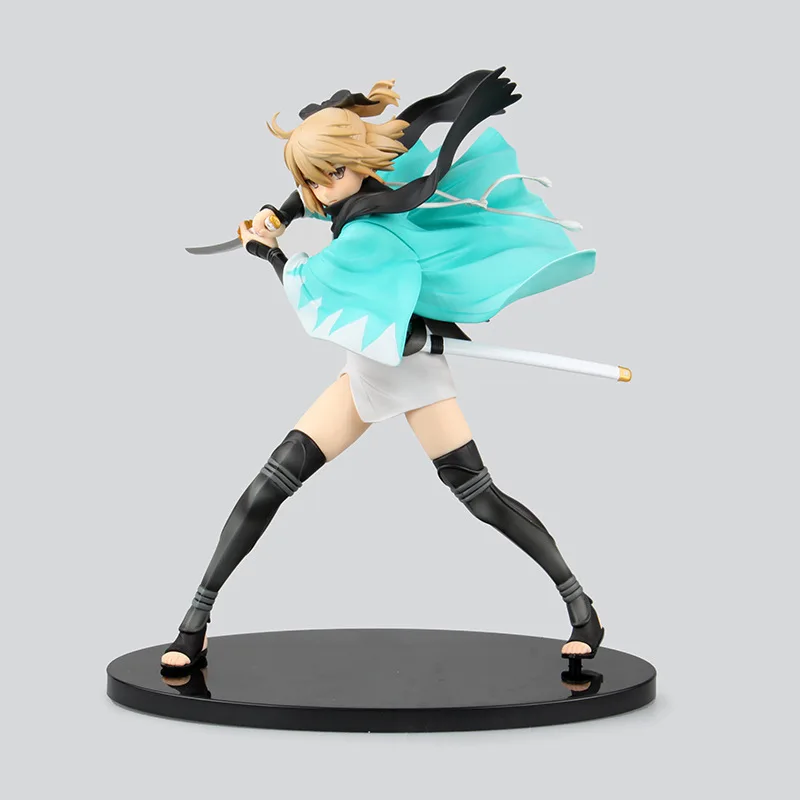 21cm Anime Fate Stay Night Saber Action Figure Cherry Blossom PVC Green Cloak Fighting Position Okita Souji Collection Model Toy
21cm Anime Fate Stay Night Saber Action Figure Cherry Blossom PVC Green Cloak Fighting Position Okita Souji Collection Model Toy