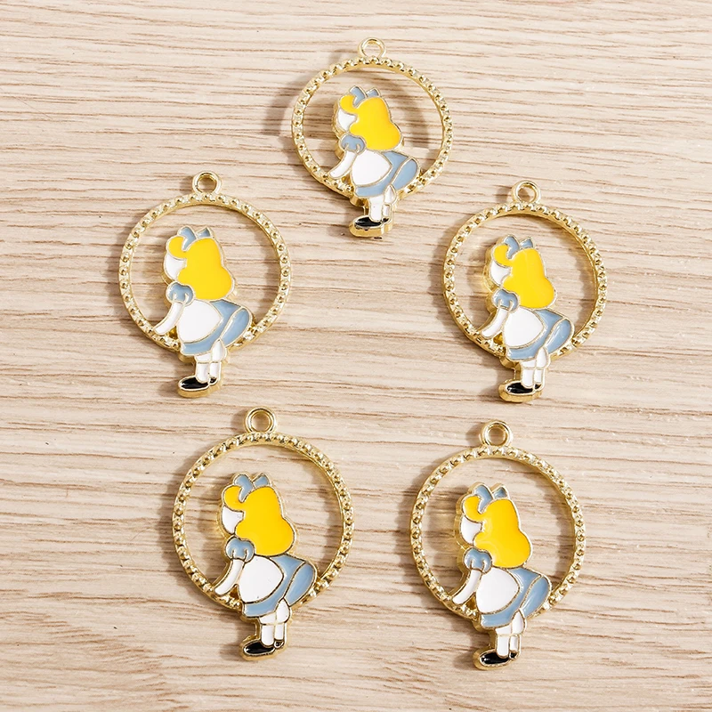 10pcs 22*30mm Enamel Cartoon Little Girl Charms for Necklaces Earrings Bracelet Jewelry Making Alloy Pendants DIY Handmade Craft
10pcs 22*30mm Enamel Cartoon Little Girl Charms for Necklaces Earrings Bracelet Jewelry Making Alloy Pendants DIY Handmade Craft