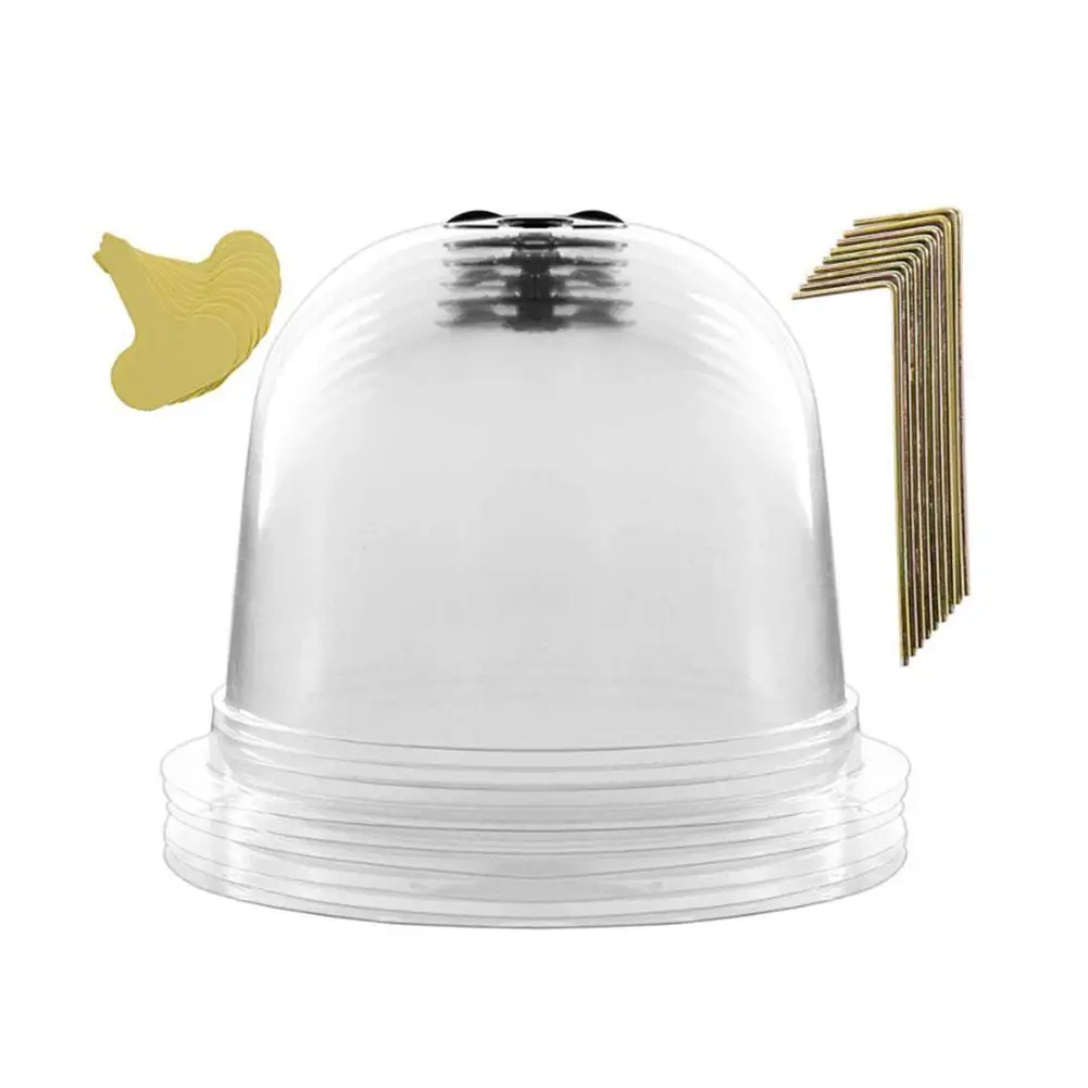 Garden Cloche Dome Plant Bell Plant Covers For Garden Decor Plant Protector Cover Plastic For Plant Protection Cover Breathable 
Garden Cloche Dome Plant Bell Plant Covers For Garden Decor Plant Protector Cover Plastic For Plant Protection Cover Breathable
