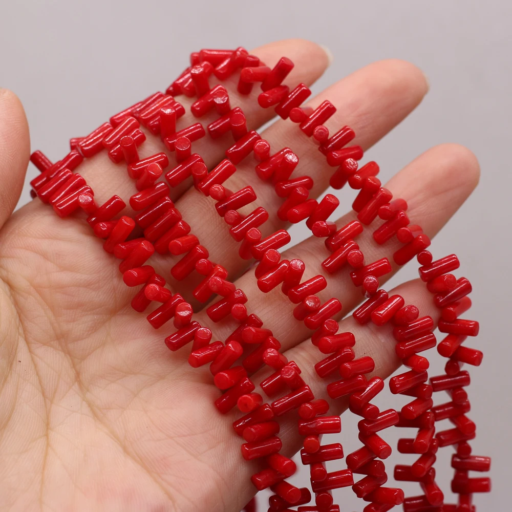 New Red Gravel Spaced Loose Beads High-Quality Coral Beaded for Jewelry Making DIY Necklace Bracelet Accessories 3x7-4x8mm
New Red Gravel Spaced Loose Beads High-Quality Coral Beaded for Jewelry Making DIY Necklace Bracelet Accessories 3x7-4x8mm