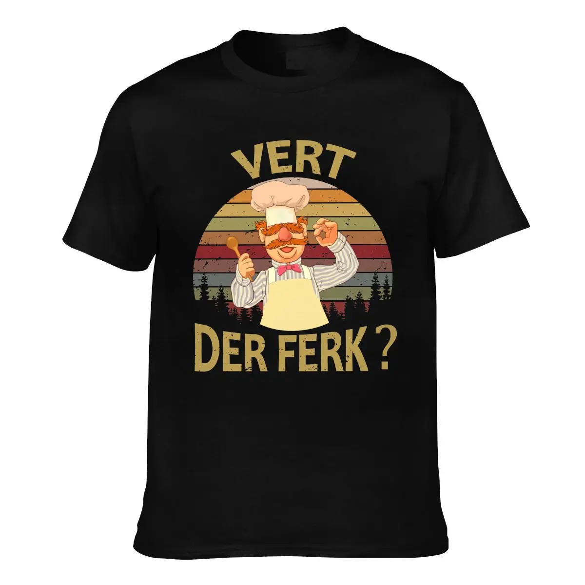 Vert Der Ferk Cook Swedish Chef T Shirt Cooking Cartoon Casual 100 Cotton T-Shirt Big Print Tshirt Mens
Vert Der Ferk Cook Swedish Chef T Shirt Cooking Cartoon Casual 100 Cotton T-Shirt Big Print Tshirt Mens