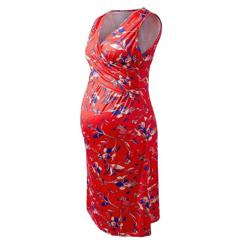 V-Neck Print Maternity Breastfeeding Dress Maternity Baby Nursing Clothes Pregnant Woman Lactation Skirt
V-Neck Print Maternity Breastfeeding Dress Maternity Baby Nursing Clothes Pregnant Woman Lactation Skirt