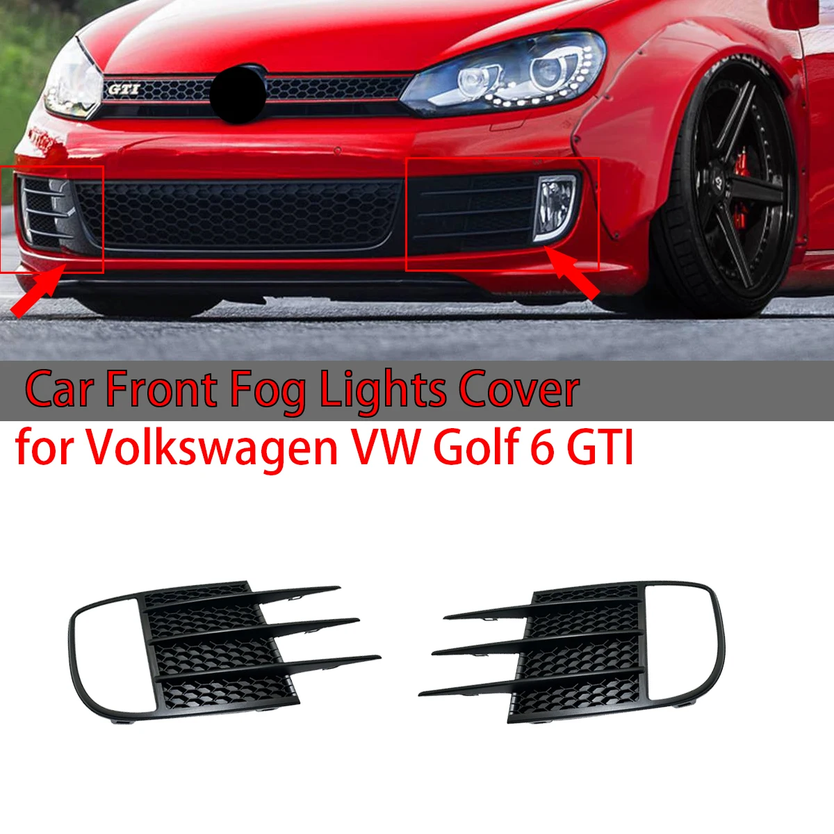 2PCS Car Front Fog Lights Cover For 2008-2013 for Volkswagen VW Golf 6 GTI Fog Lamp Hood frame Fog lamps 5K0853665C
2PCS Car Front Fog Lights Cover For 2008-2013 for Volkswagen VW Golf 6 GTI Fog Lamp Hood frame Fog lamps 5K0853665C