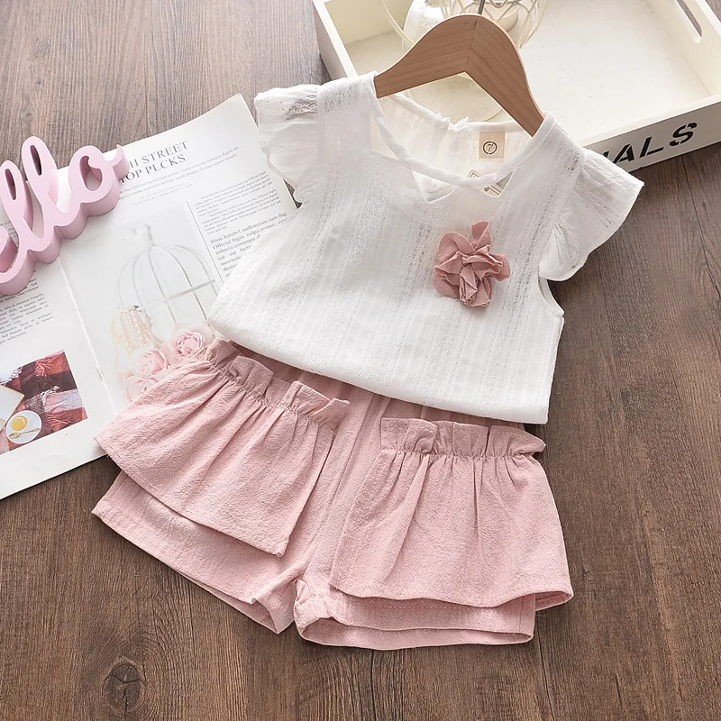 Kids Clothing 2021 Girls Summer Korean Suit Female Baby Round Neck Sleeveless Vest Top Shorts Two-piece Trend
Kids Clothing 2021 Girls Summer Korean Suit Female Baby Round Neck Sleeveless Vest Top Shorts Two-piece Trend