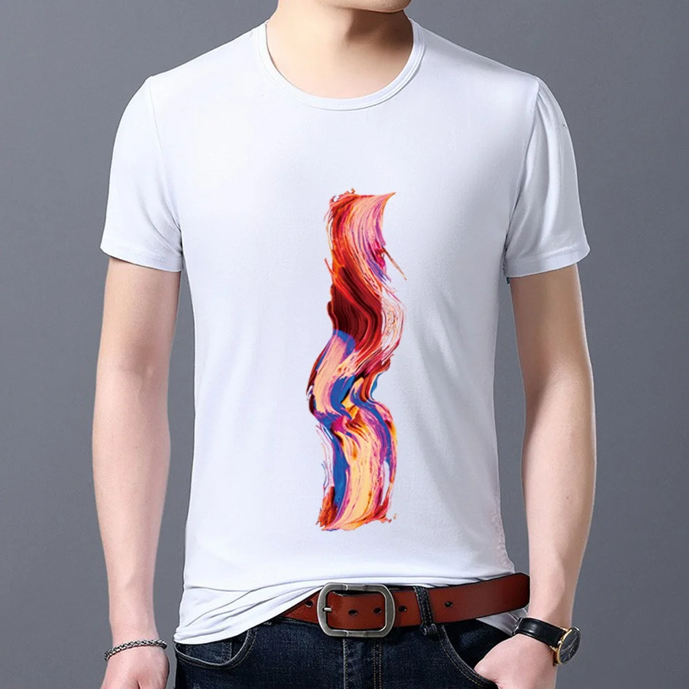 Men's Classic T-shirt Casual Self-cultivation All-match 26 English I Letter Printing Series O-neck Plus Size Paint Commuter Top
Men's Classic T-shirt Casual Self-cultivation All-match 26 English I Letter Printing Series O-neck Plus Size Paint Commuter Top