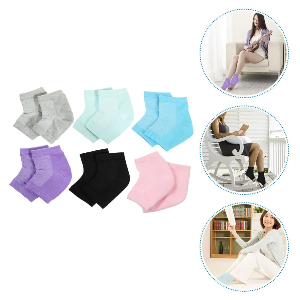6 Pairs Heel Moisturizing Socks Open Toe Socks Foot Toeless Heel Repair Socks
6 Pairs Heel Moisturizing Socks Open Toe Socks Foot Toeless Heel Repair Socks