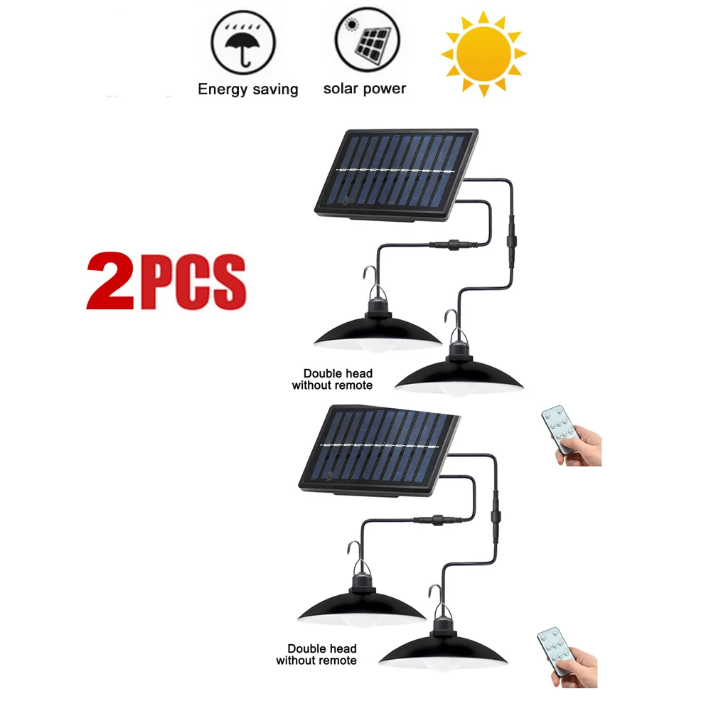 2pcs Retro Lampshade Solar Panel Hanging LED Pendant Light Chandelier Garden Road Lamp for Outdoor Yard Garden Driveway Pathway
2pcs Retro Lampshade Solar Panel Hanging LED Pendant Light Chandelier Garden Road Lamp for Outdoor Yard Garden Driveway Pathway