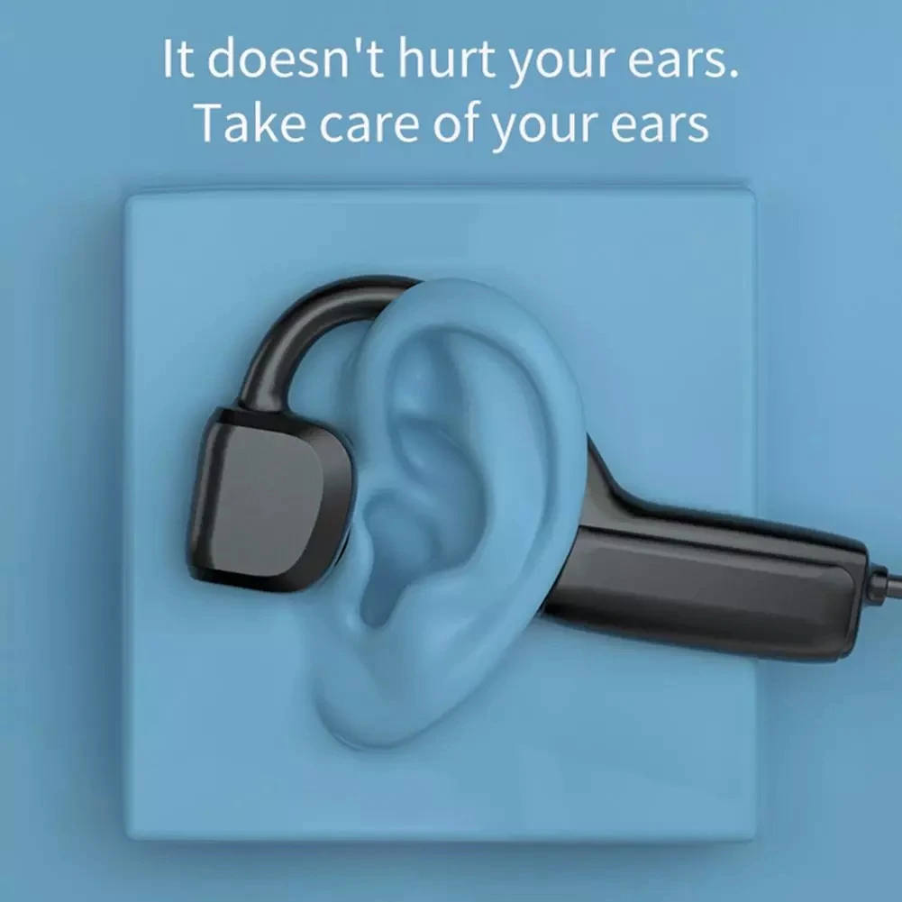 Sports Headset Bluetooth 5.0 Earphone Bone Conduction Wireless Headphones Outdoor Ear-hook Stereo HIFI Earbuds With Microphone
Sports Headset Bluetooth 5.0 Earphone Bone Conduction Wireless Headphones Outdoor Ear-hook Stereo HIFI Earbuds With Microphone