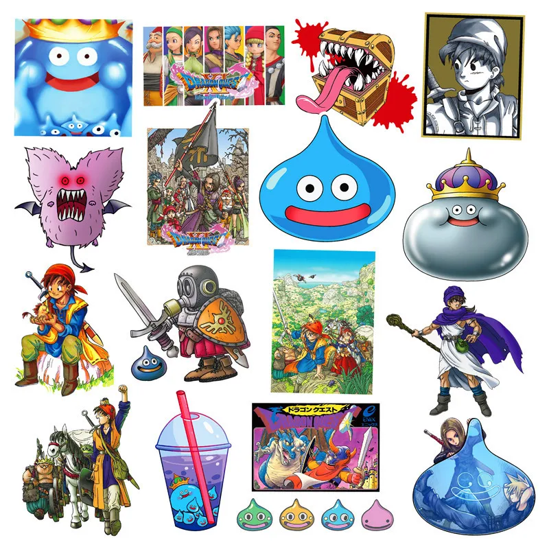 17 pcs/set Cartoon Dragon Quest Game Doodle Sticker Car Sticker Sunscreen Waterproof Doragon Kuesuto around gift
17 pcs/set Cartoon Dragon Quest Game Doodle Sticker Car Sticker Sunscreen Waterproof Doragon Kuesuto around gift