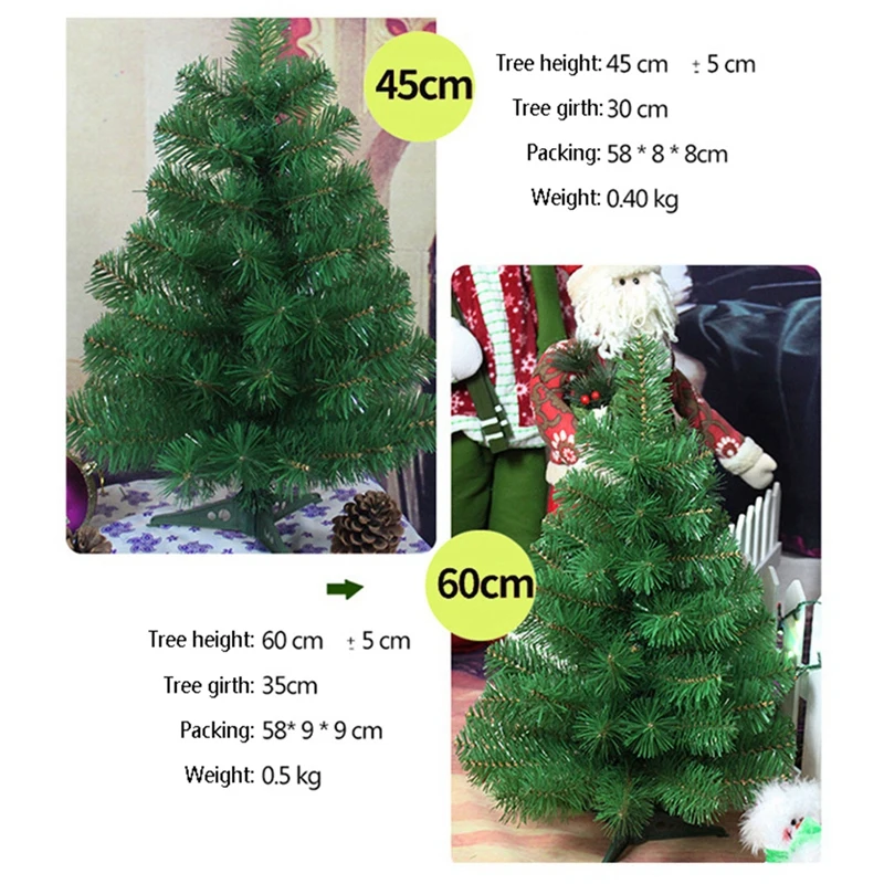 45/60cm Encryption Christmas Tree Xmas Day Home Office Decorations Desktop Ornaments Background Props Festive Party Supplies
45/60cm Encryption Christmas Tree Xmas Day Home Office Decorations Desktop Ornaments Background Props Festive Party Supplies