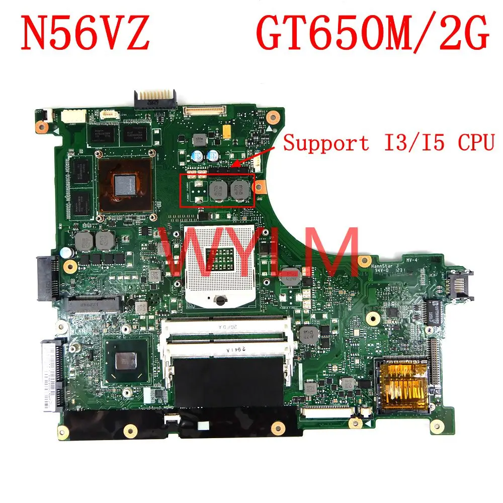 N56VZ GT650M 2GB REV2.3 mainboard For ASUS N56VZ N56VM N56V N56VJ N56VV N56VB Laptop motherboard 60-N9IMB1100-D18
N56VZ GT650M 2GB REV2.3 mainboard For ASUS N56VZ N56VM N56V N56VJ N56VV N56VB Laptop motherboard 60-N9IMB1100-D18
