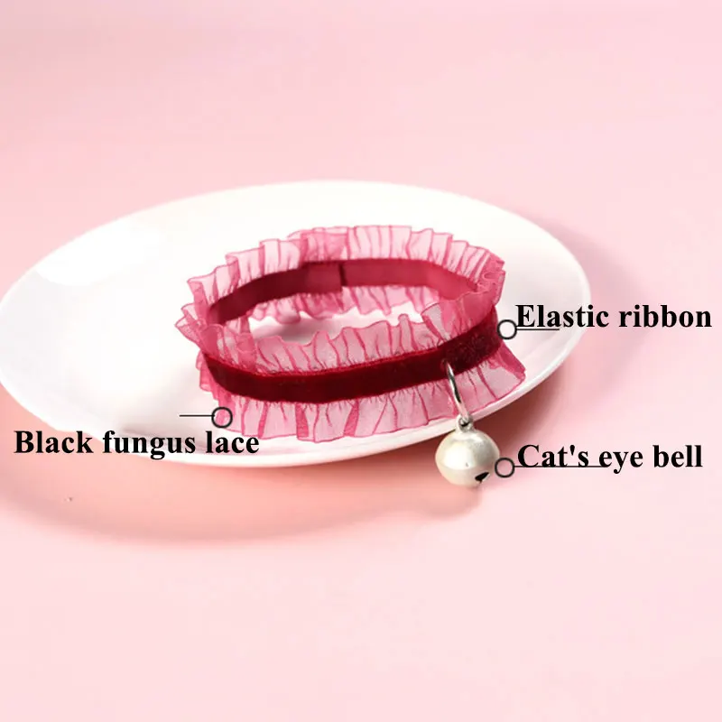 Cute Pet Cat Collar Velvet Lace Elastic Pet Collar With Wood Ears Solid Color Sweet Rabbit Necklace Adjustable Pet Collar
Cute Pet Cat Collar Velvet Lace Elastic Pet Collar With Wood Ears Solid Color Sweet Rabbit Necklace Adjustable Pet Collar