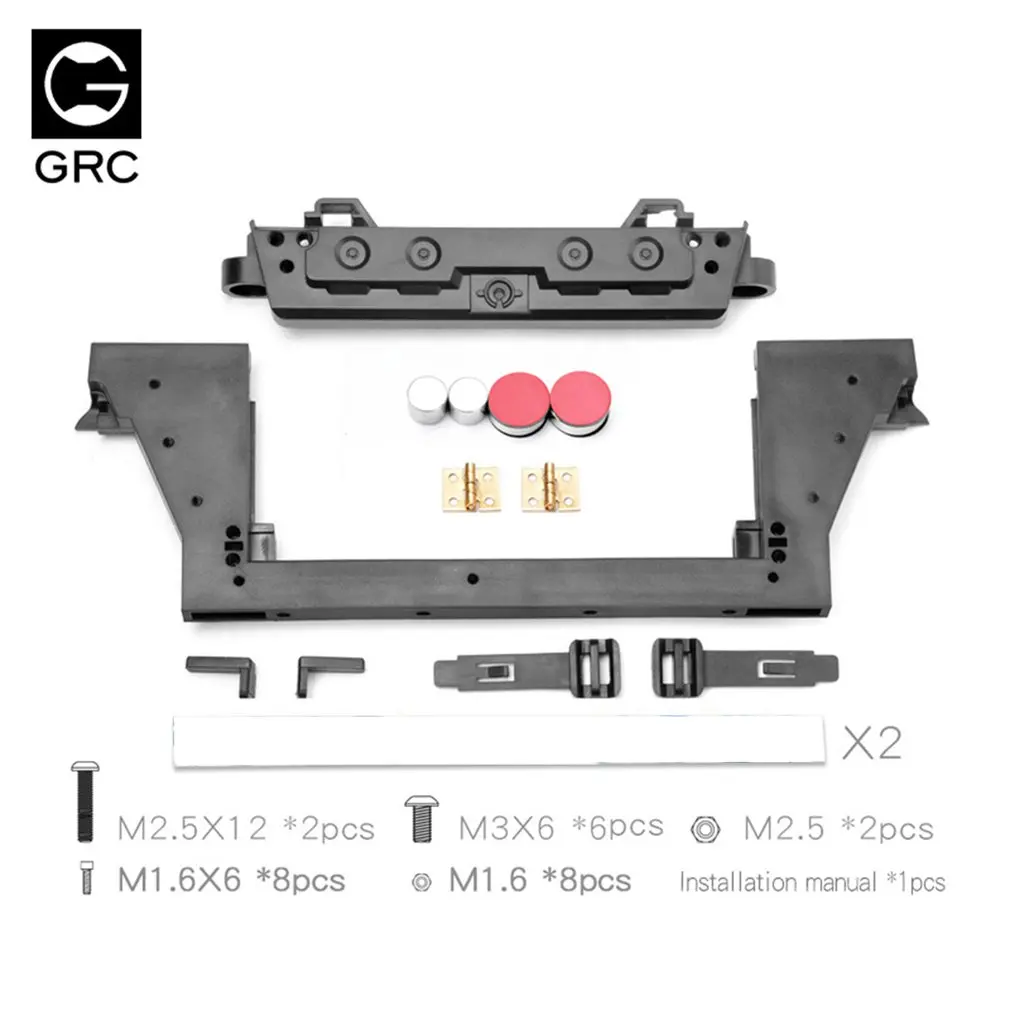 GRC для Trx4 передний и задний корпус автомобиля скрытый замок крышка багажника модификация полупикапа сборка автомобиля простая установка
GRC для Trx4 передний и задний корпус автомобиля скрытый замок крышка багажника модификация полупикапа сборка автомобиля простая установка