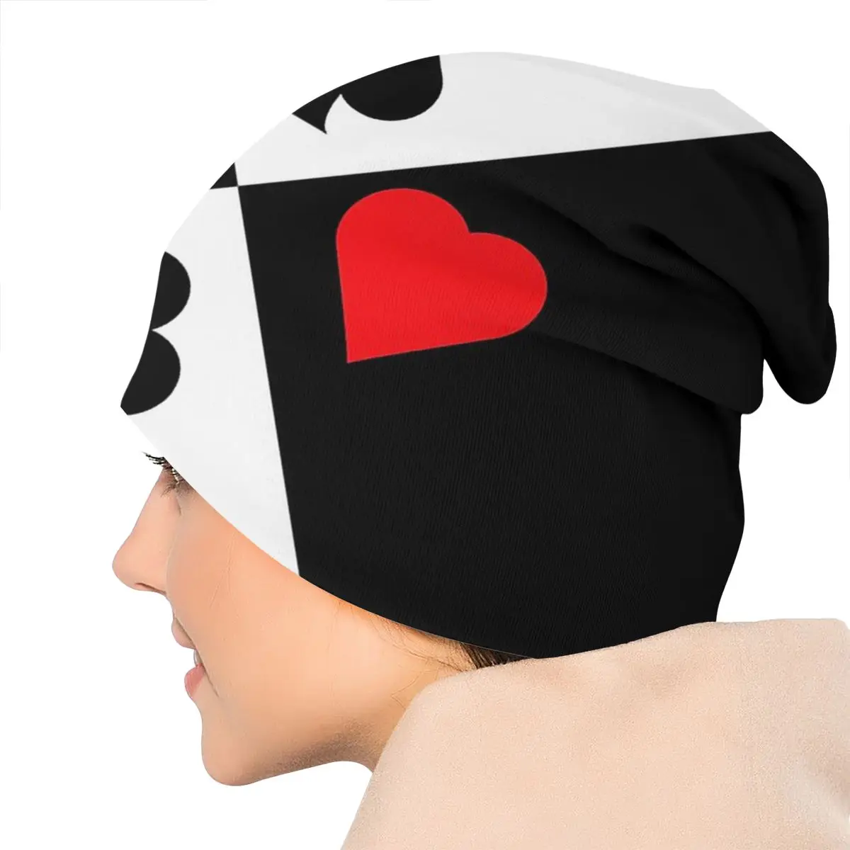 Poker Four Suits Men Women Beanies Windproof Ski Cap Double Layer Fabric Bonnet Hat
Poker Four Suits Men Women Beanies Windproof Ski Cap Double Layer Fabric Bonnet Hat