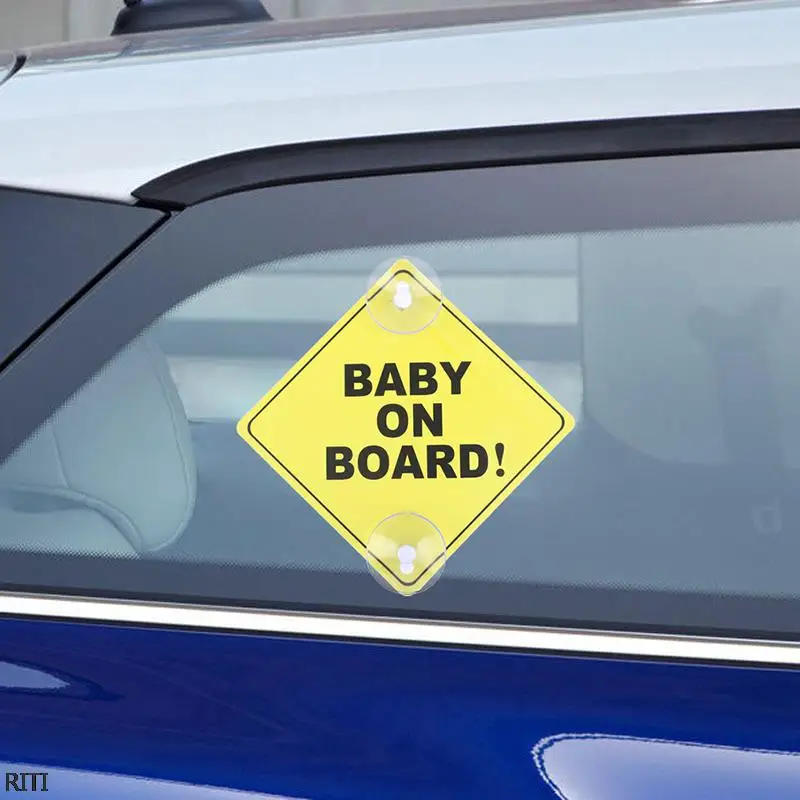 2Pcs Baby On Board SAFETY Car Window Double Suction Cup Yellow REFLECTIVE Warning Sign 1MM Thickness
2Pcs Baby On Board SAFETY Car Window Double Suction Cup Yellow REFLECTIVE Warning Sign 1MM Thickness