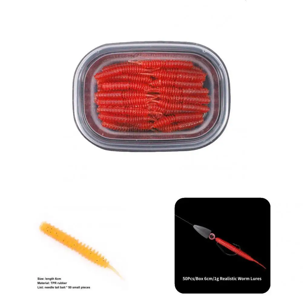 50Pcs/Box Fishing Lure Mini Thread Design Fishing Lure Easily Throw Attract Fish Fishing Bait
50Pcs/Box Fishing Lure Mini Thread Design Fishing Lure Easily Throw Attract Fish Fishing Bait