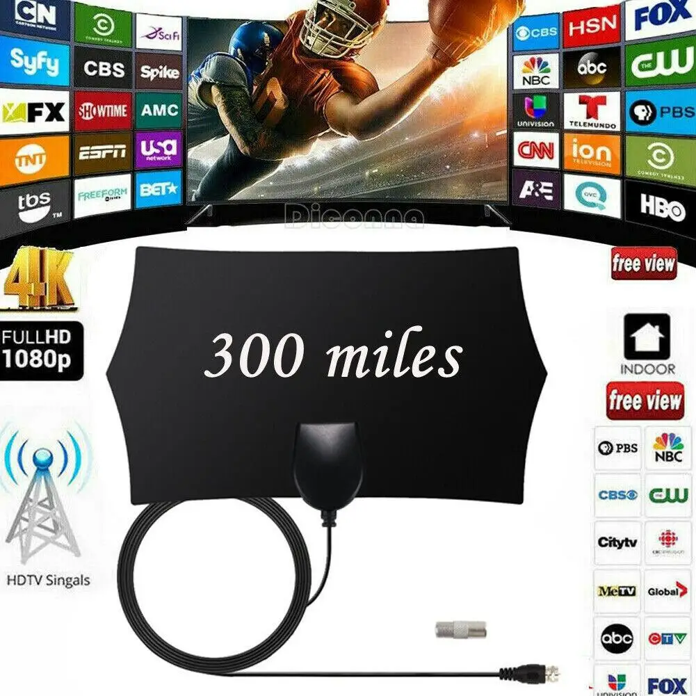 300 миль диапазон антенны ТВ цифровой HD Skywire антенны цифровой HD TV 1080p Крытый
300 миль диапазон антенны ТВ цифровой HD Skywire антенны цифровой HD TV 1080p Крытый