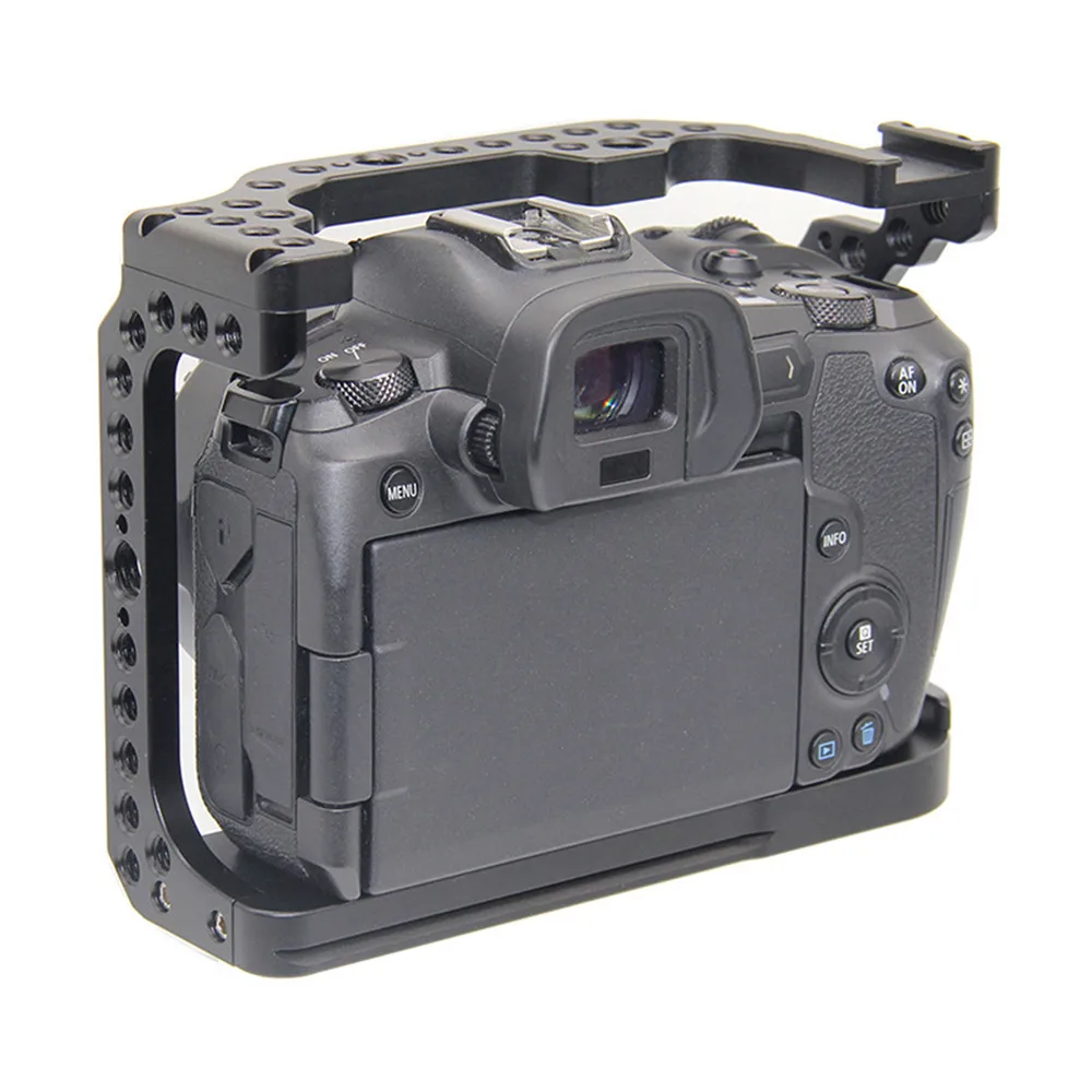 Защитная клетка для камеры для Canon EOS R w/ Coldshoe 3/8 1/4, резьбовые отверстия, быстросъемная пластина, полноразмерный стабилизатор видеокамеры
Защитная клетка для камеры для Canon EOS R w/ Coldshoe 3/8 1/4, резьбовые отверстия, быстросъемная пластина, полноразмерный стабилизатор видеокамеры