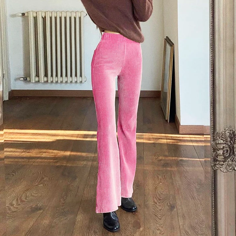 Women Casual Long Sexy Pants High Waist Stacked Fashion Trousers Pants Street Wear Flare Loose Slacks
Women Casual Long Sexy Pants High Waist Stacked Fashion Trousers Pants Street Wear Flare Loose Slacks