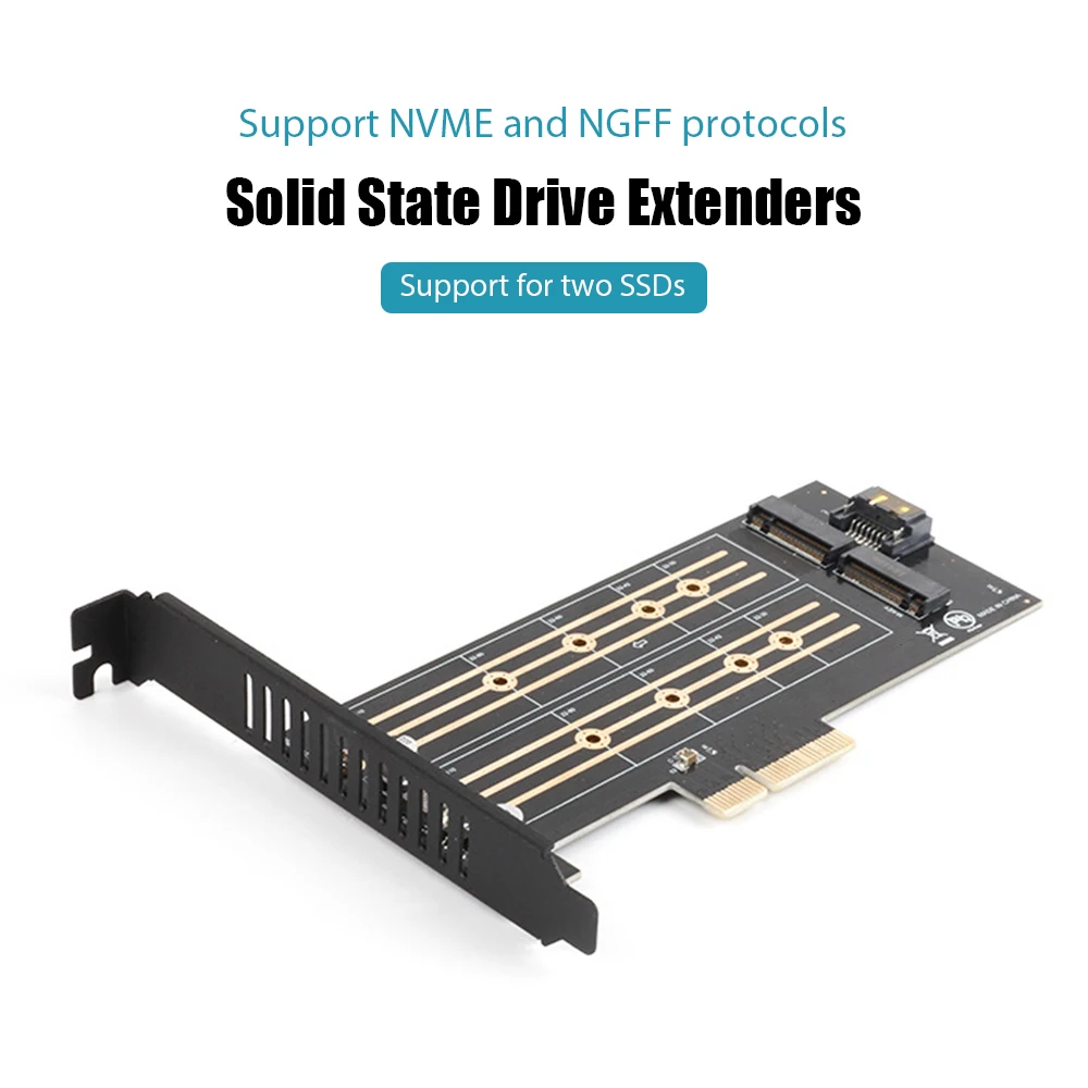 Адаптер PCIE-M.2 NVMe/адаптер NGFF Высокоскоростная передача PCI-E карта M Key/B Key SSD Плата расширения компьютера
Адаптер PCIE-M.2 NVMe/адаптер NGFF Высокоскоростная передача PCI-E карта M Key/B Key SSD Плата расширения компьютера