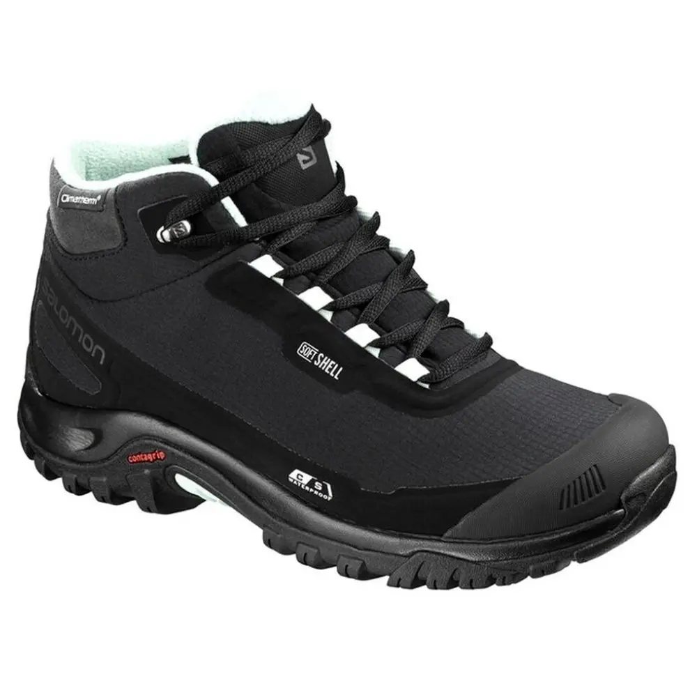 Женские ботинки Salomon SHELTER CS WP W зимняя обувь трекинговая для города softshell | Спорт и