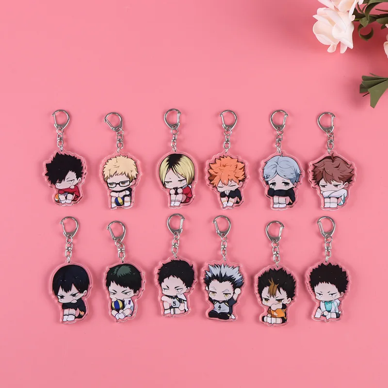Volleyball boy Anime Key Chain Ring Haikyuu!! Keyring Cute Cartoon Keychain sleutelhanger 2021 New Keychain Accessories Gifts
Volleyball boy Anime Key Chain Ring Haikyuu!! Keyring Cute Cartoon Keychain sleutelhanger 2021 New Keychain Accessories Gifts