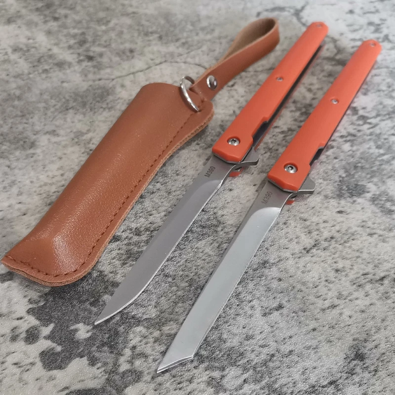 High Quality M390 Steel Folding Knife With Holster Wooden Handle Pocket Camping Hunting Knife Outdoor Camping Survival Tools
High Quality M390 Steel Folding Knife With Holster Wooden Handle Pocket Camping Hunting Knife Outdoor Camping Survival Tools