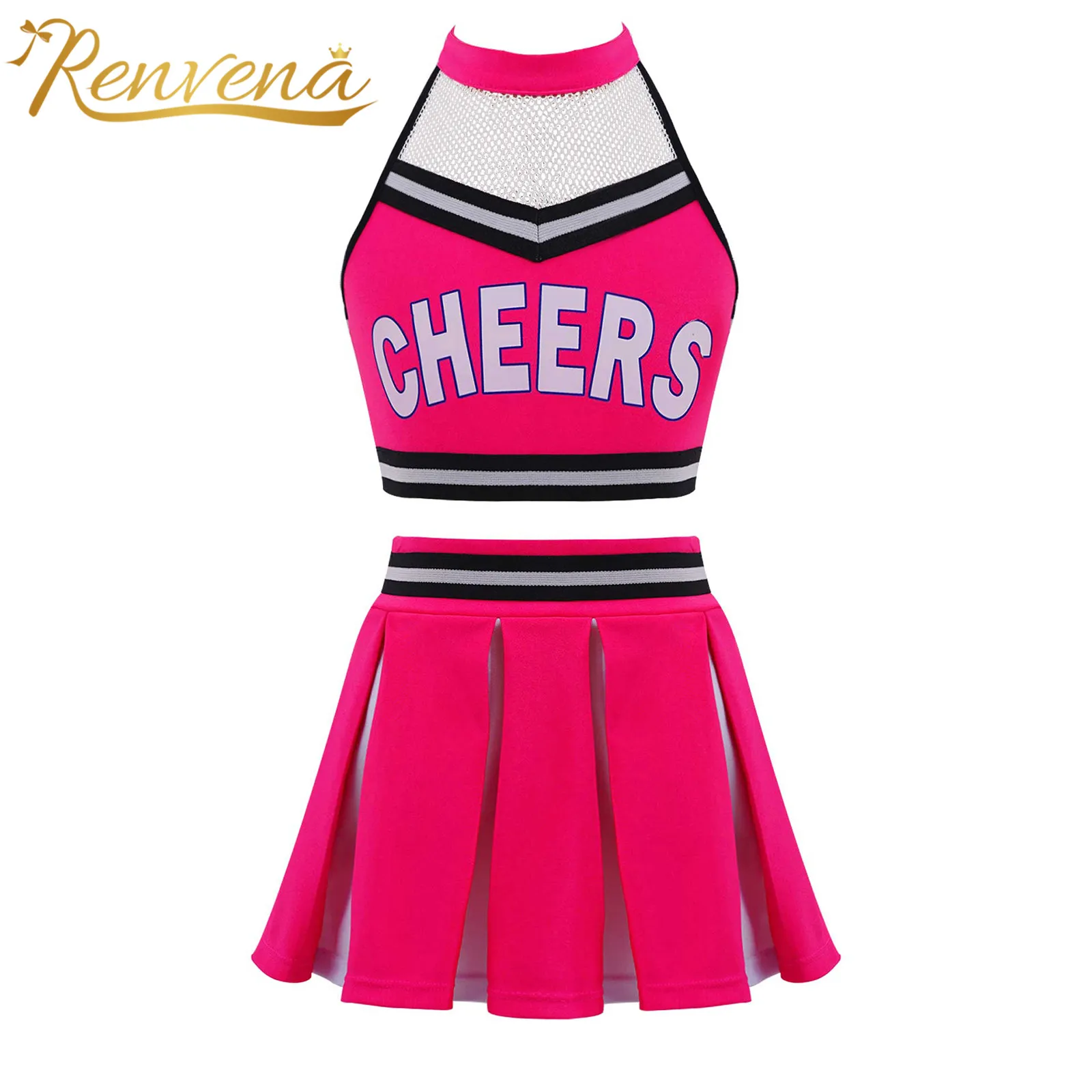 Kids Cosplay Cheerleading Costume Set Children Clothing Girls Dancewear for Competition Cheers Dancing Suits Cheerlead Uniforms
Kids Cosplay Cheerleading Costume Set Children Clothing Girls Dancewear for Competition Cheers Dancing Suits Cheerlead Uniforms