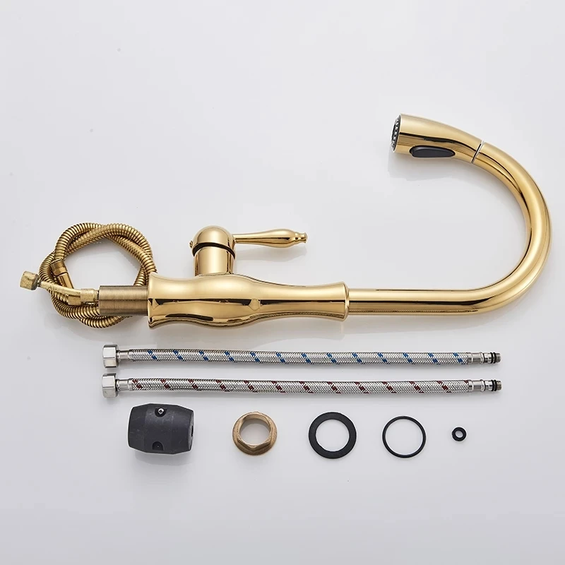 Golden Pull Out Kitchen Faucet Pull Down Spray Kitchen Mixer Tap Single Handle Mixer Tap Swivel 360 Degree Kitchen Mixer Tap
Golden Pull Out Kitchen Faucet Pull Down Spray Kitchen Mixer Tap Single Handle Mixer Tap Swivel 360 Degree Kitchen Mixer Tap