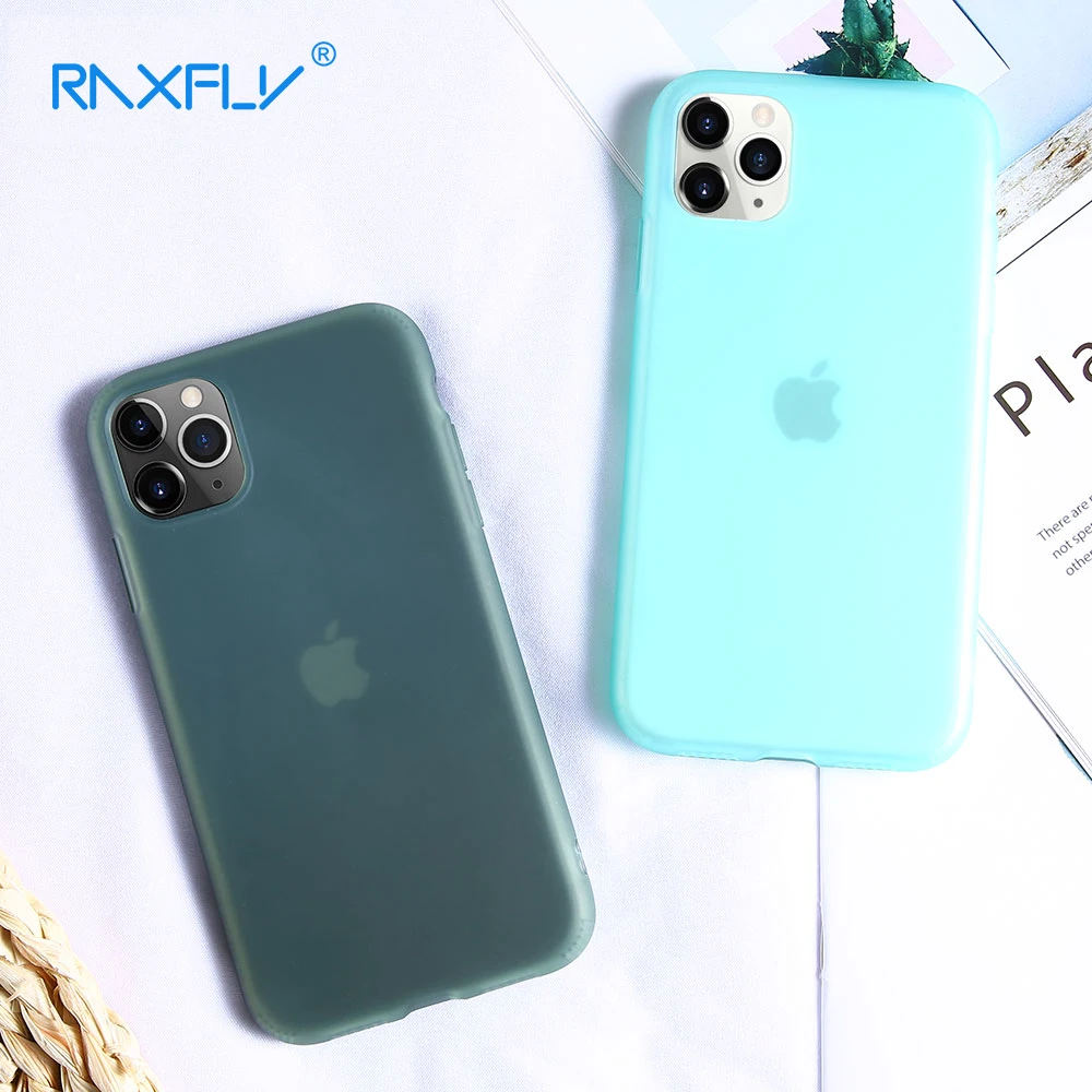Прозрачный жидкий силиконовый чехол RAXFLY для iPhone 11 Pro Max XS MAX XR X 10 8 7 Plus Прозрачная