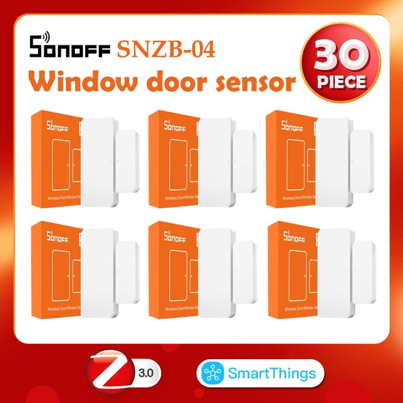 1-30pcs SONOFF Zigbee Door Sensor SNZB-04 Window detector eWelink APP Smart Security ZBBridge Required Work with Alexa Google
1-30pcs SONOFF Zigbee Door Sensor SNZB-04 Window detector eWelink APP Smart Security ZBBridge Required Work with Alexa Google