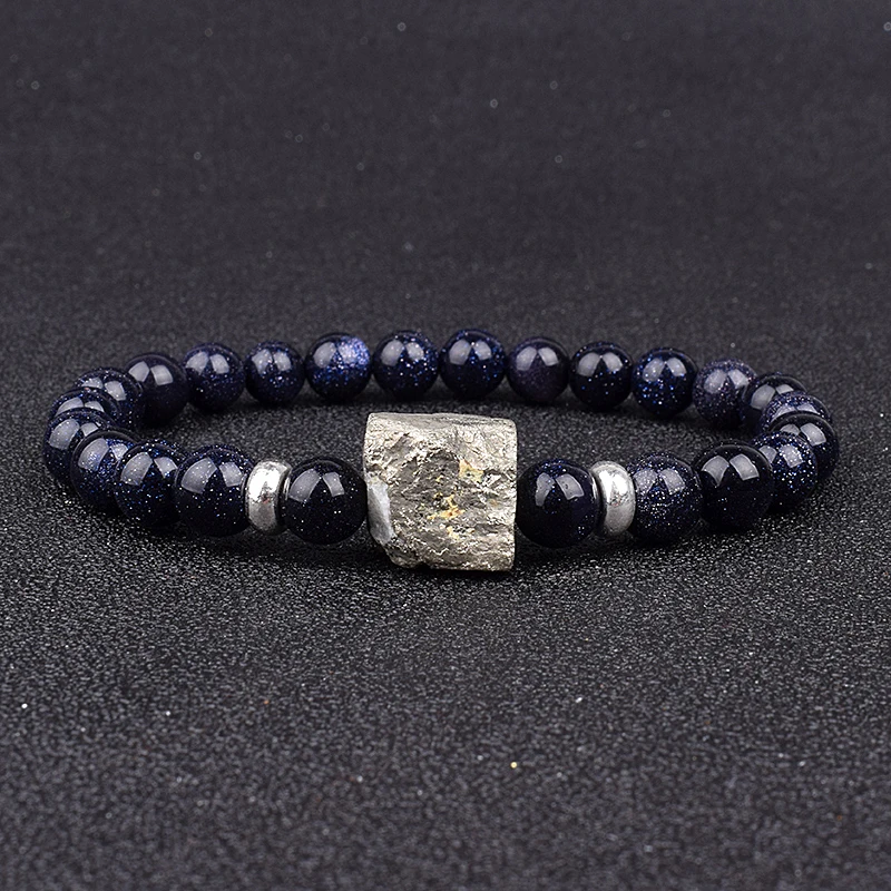 Fashion Blue Sandstone Bracelets Men Energy Chalcopyrite Reiki Healing Reiki Bracelet Women Meditation Prayer Jewelry Pulseira
Fashion Blue Sandstone Bracelets Men Energy Chalcopyrite Reiki Healing Reiki Bracelet Women Meditation Prayer Jewelry Pulseira
